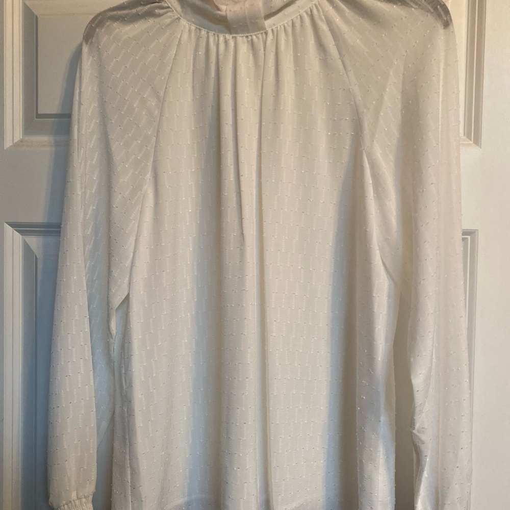 Elegant White Women's Top Calvin Klein Suit Collection